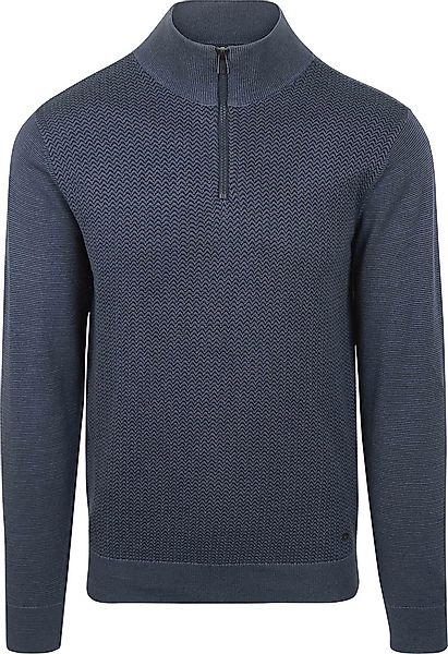 Petrol Half Zip Pullover Augusta Navy - Größe 3XL günstig online kaufen