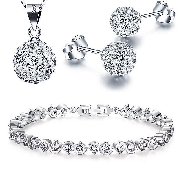 Kim Johanson Schmuckset Trinity (3-tlg), aus 925 Silber und Metall günstig online kaufen