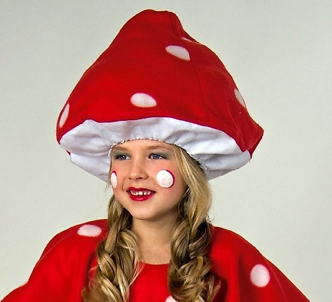 Rasehorn Plüschfigur Mutze Fliegenpilz mit elastischem Bund / Kindermütze / günstig online kaufen