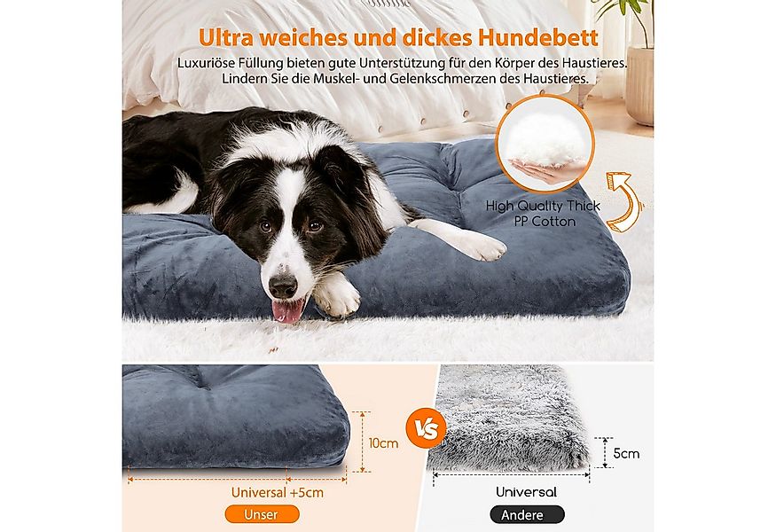 nobleza Hundematratze Hundekissen Hunde, Hundebett Waschbar, Hunde bett Plü günstig online kaufen