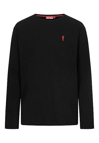 Derbe Langarmshirt Basic Kippes Herren Longsleeve (1-tlg) günstig online kaufen