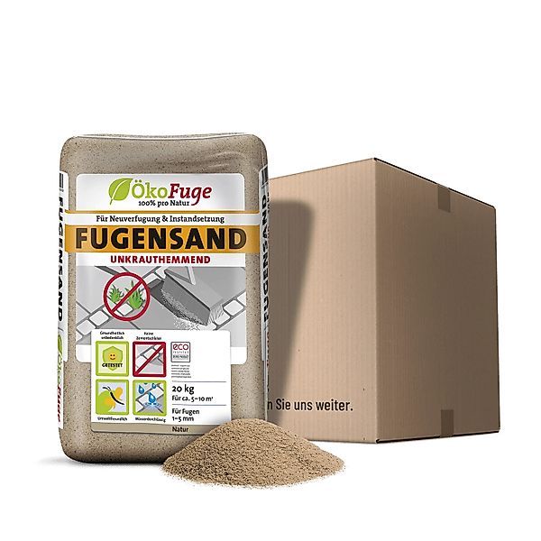 ökofuge Fugensand Natur 20kg günstig online kaufen