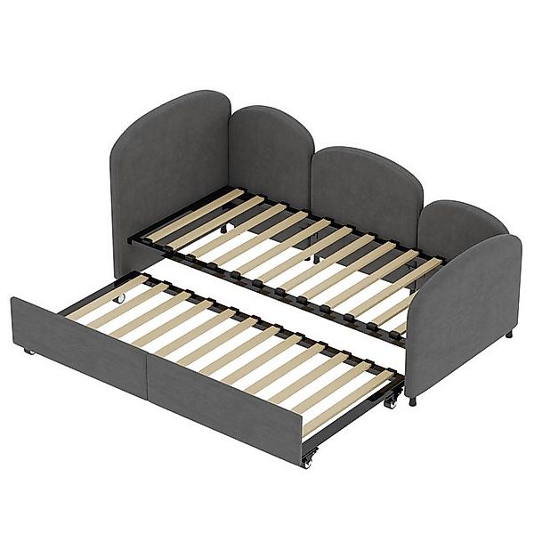 LVHOM Polsterliege 90x200cm,Tagesbett mit Ausziehbett 90x200cm,Stauraum,Sam günstig online kaufen