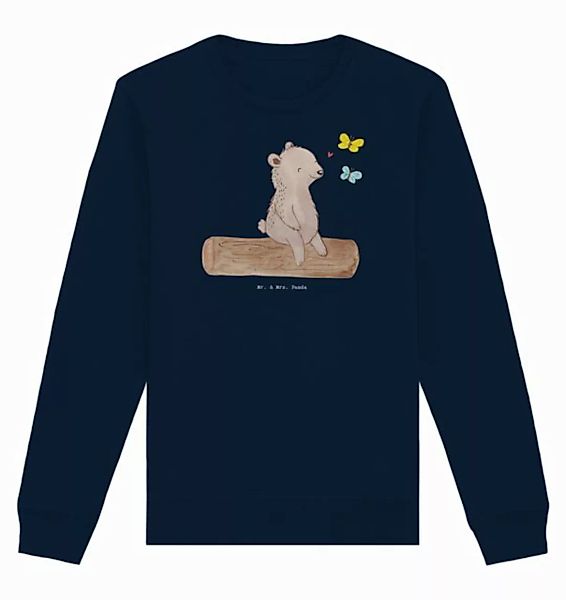 Mr. & Mrs. Panda Longpullover Größe S Bär Naturliebhaber - French Navy - Ge günstig online kaufen