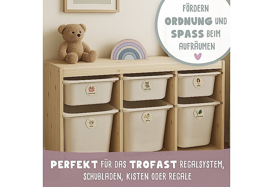 hellomini Wanddekoobjekt Hellomini Trofast Schilder Set Holz Beschriftung S günstig online kaufen