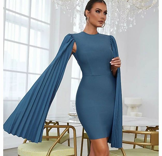 jalleria Dirndl Ärmelloses rückenfreies Kleid mit Schal elegantes Kleid günstig online kaufen
