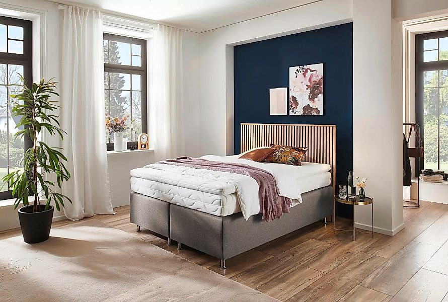 Westfalia Schlafkomfort Boxspringbett "Quercus", wahlweise mit LED-Beluchtu günstig online kaufen