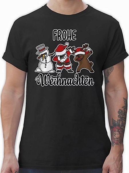 Shirtracer T-Shirt Frohe Weihnachten Dabbing I Weihnachtsmotiv Weihachten K günstig online kaufen