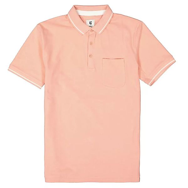 Garcia Kurzarm Polo Shirt M Melon Orange günstig online kaufen
