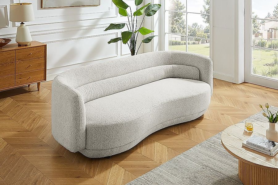riess-ambiente 3-Sitzer GATSBY 230cm beige - Chenille, Federkern, gepolster günstig online kaufen
