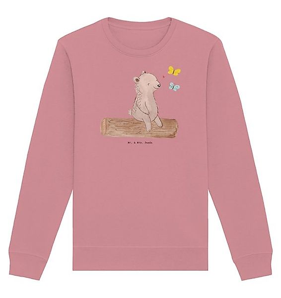 Mr. & Mrs. Panda Longpullover Größe S Bär Naturliebhaber - Canyon Pink - Ge günstig online kaufen