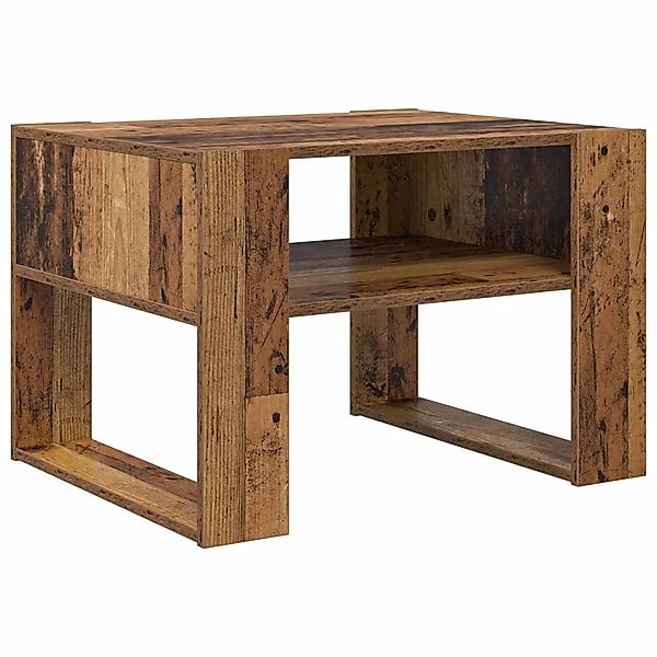 vidaXL Couchtisch mit Speicher Altholz 66 x 53 x 45 cm Holzwerkstoff 800010 günstig online kaufen