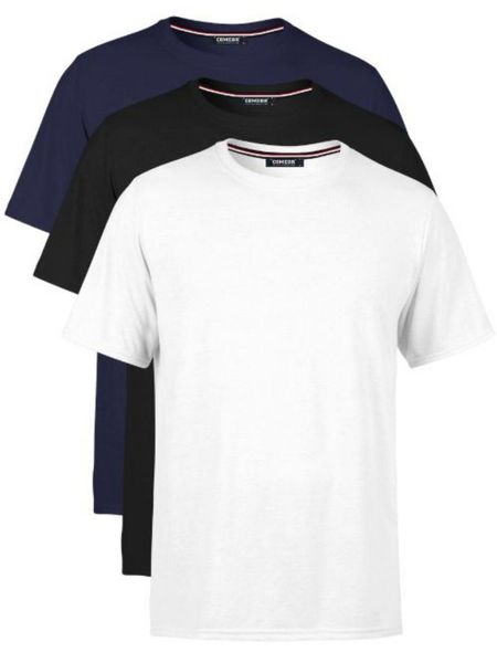 COMEOR T-Shirt Herren Basic T-Shirts Baumwolle günstig online kaufen