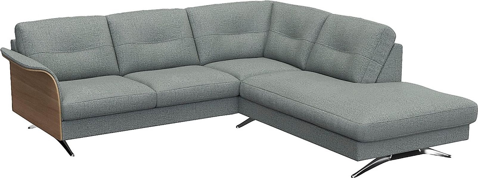 FLEXLUX Ecksofa »Glow, super bequem durch hochwertigem Sitzaufbau mit Feder günstig online kaufen