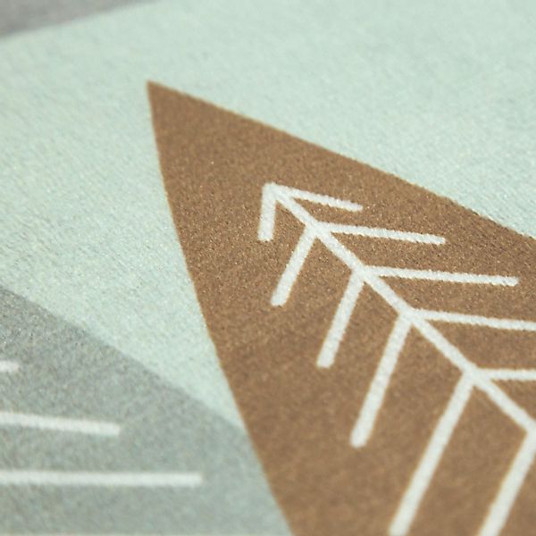 KADIMA DESIGN Kinderteppich waschmaschinenwaschbar Waldwege‑Muster Kinderzi günstig online kaufen