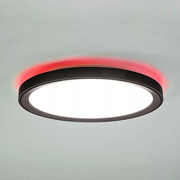 BRUMBERG Sunny Maxi LED-Deckenlampe RC CCT schwarz günstig online kaufen