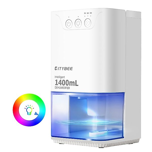 ZMH Luftentfeuchter Elektrisch 1400ml Leiser Dehumidifier günstig online kaufen