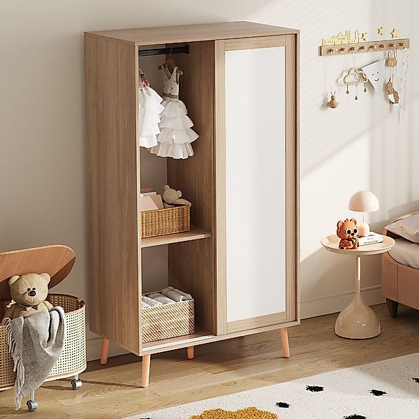 MODFU Kleiderschrank mit flexibler Aufteilung (Kinderkleiderschrank, günstig online kaufen