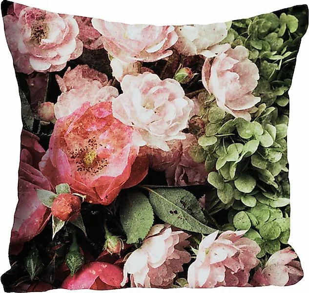 queence Dekokissen Blüten, Kissenhülle ohne Füllung, günstig online kaufen