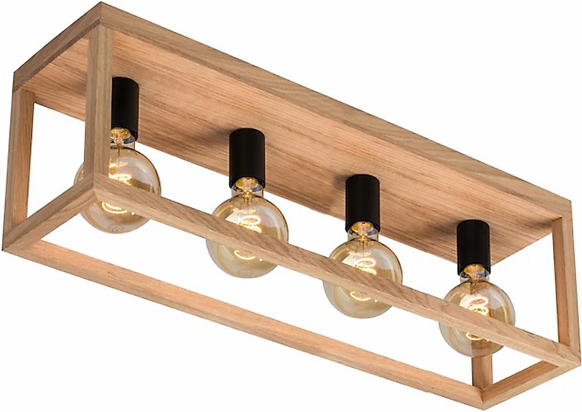 SPOT Light Deckenleuchte »KAGO«, 4 flammig, Leuchtmittel E27   ohne Leuchtm günstig online kaufen