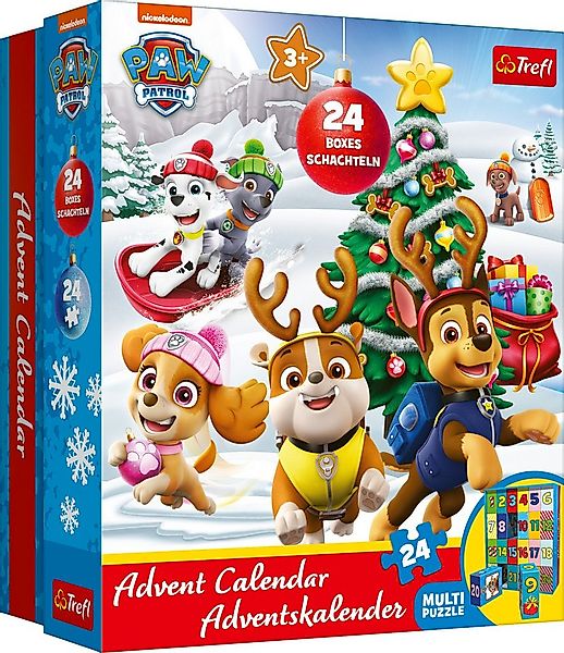 Trefl Puzzle Trefl, Paw Patrol, Adventskalender, 24 Puzzleteile günstig online kaufen