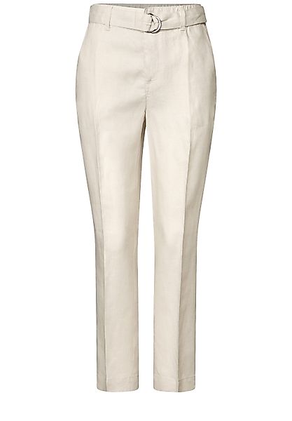 STREET ONE 5-Pocket-Jeans Leinen-Chino mit Gürtel günstig online kaufen