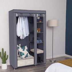 SONGMICS Kleiderschrank Faltschrank Campingschrank mit Kleiderstange, günstig online kaufen