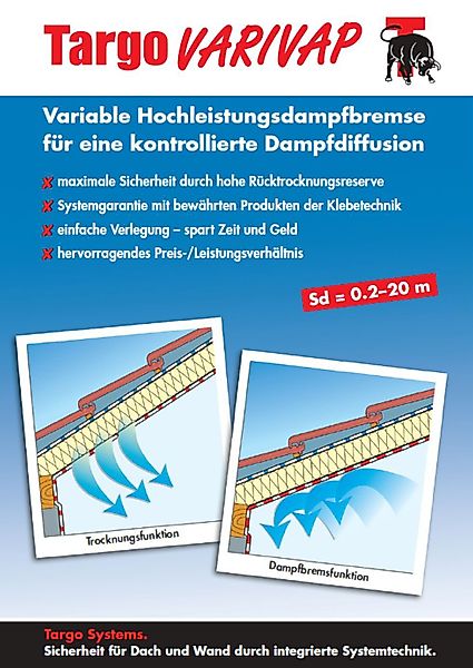 Targo Dampfbremsfolie Targo Vari Vap N günstig online kaufen
