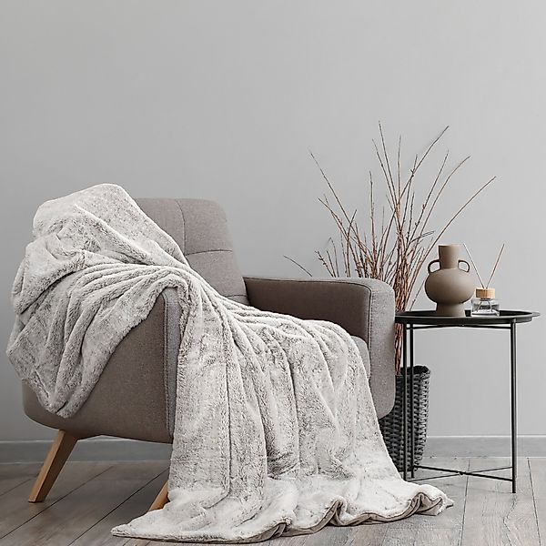 Wohndecke Kuscheldecke Felloptik 150x200 cm, BALOU günstig online kaufen