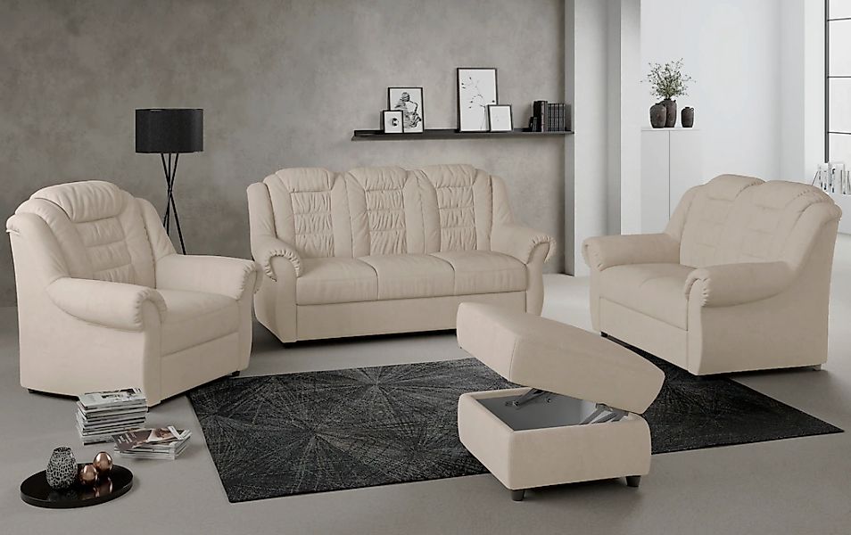 Home affaire 3-Sitzer "Boston" Sofa mit hoher Rückenlehne günstig online kaufen