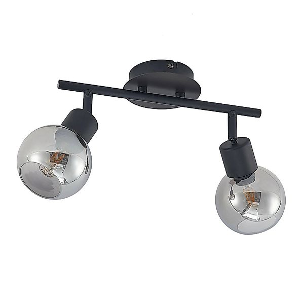 Lindby Strahler Eridia 9627852 Modern in Schwarz aus Metall 2-flammig E14 W günstig online kaufen