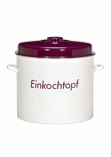 Krüger Einkochtopf Emaille 1 Stk. tlg. Induktion günstig online kaufen