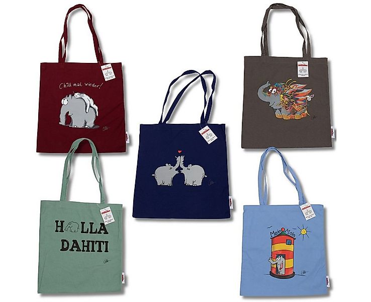 Ottifant Productions GmbH Einkaufsbeutel Ottifanten-Baumwollbeutel in 5 neu günstig online kaufen