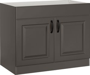 wiho Küchen Spülenschrank "Erla" 100 cm breit mit Kassettenfront, ohne Arbe günstig online kaufen