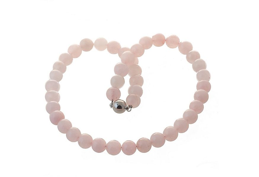 Bella Carina Perlenkette Kette mit Rosenquarz Perlen 10 mm, Rosenquarz 10 m günstig online kaufen