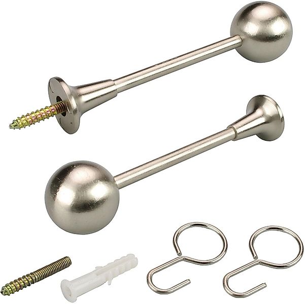 Liedeco Raffhalter, Gardinen, (1-tlg), für Gardinenstangen Ø 16 mm günstig online kaufen