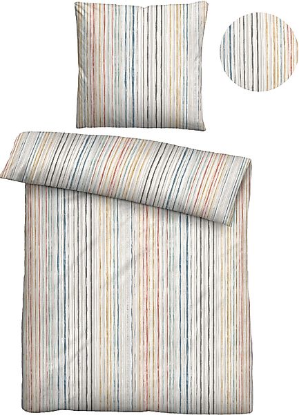 Biberna Bettwäsche "Melina" 2 Stk. tlg. feiner Glanz + weicher Griff, pfleg günstig online kaufen