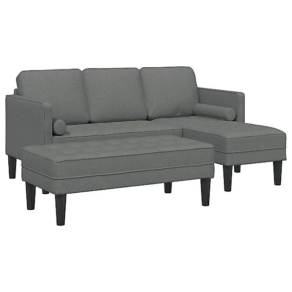 vidaXL Sofa 2-tlg. Sofagarnitur mit Kissen günstig online kaufen