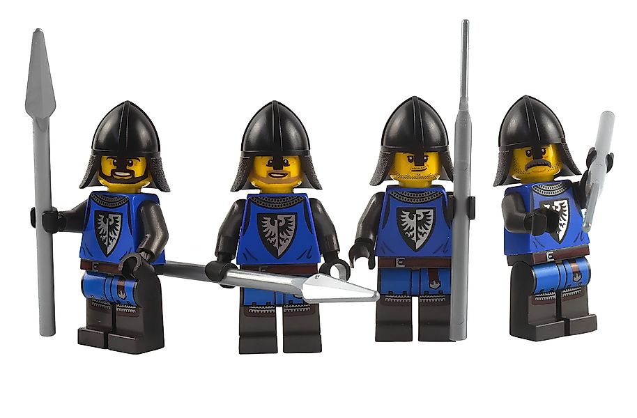 LEGO® LEGO® MOC Minifiguren Falkenritter Lanzenträger günstig online kaufen