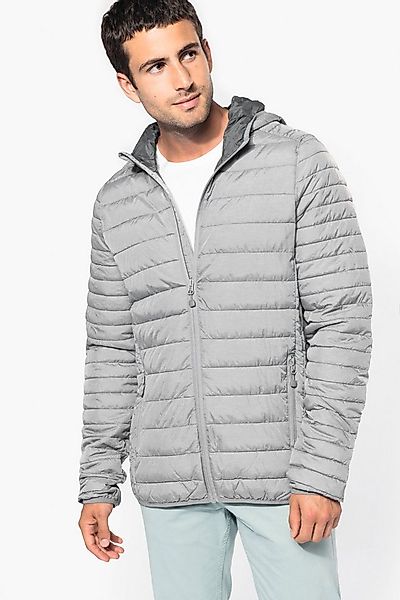 Kariban Steppjacke Leichte Herren-Steppjacke mit Kapuze günstig online kaufen