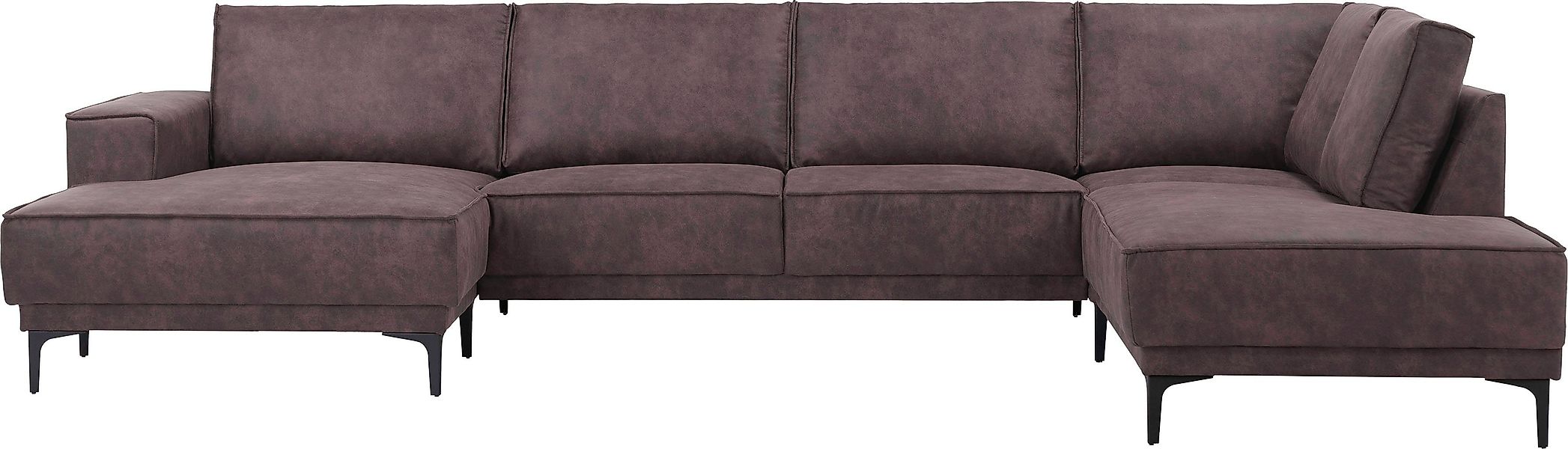 OTTO home Wohnlandschaft "XXL Sofa Oland, Struktur, Flachgewebe, Luxus-Micr günstig online kaufen