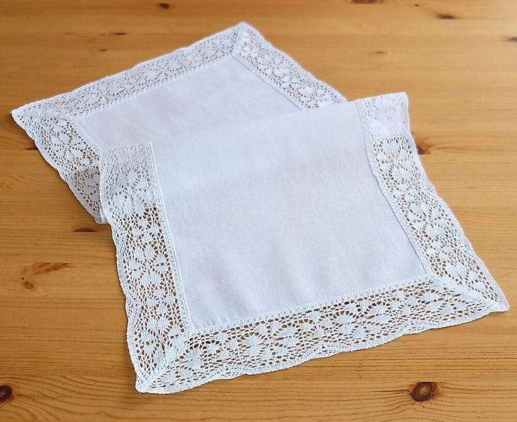 matches21 HOME & HOBBY Tischdecke Tischläufer JANA feine Häkelkante Landhau günstig online kaufen