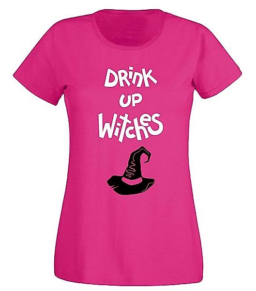 G-graphics T-Shirt Damen T-Shirt - Drink up Witches Slim-fit-Shirt, mit Fro günstig online kaufen