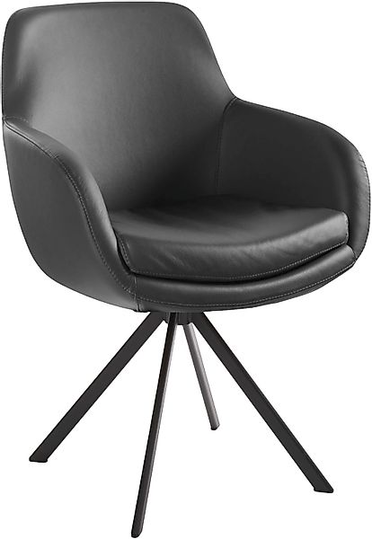 Musterring Esszimmerstuhl "Tavia" (Set) 2 Stk.Stativgestell Eisen schwarz, günstig online kaufen