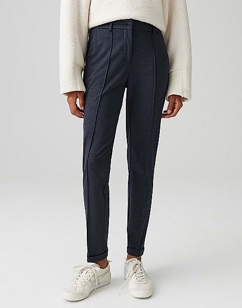 OPUS Stoffhose MELINA ICONIC mit Komfortbund Mid Rise, Regular, Fischgrat M günstig online kaufen