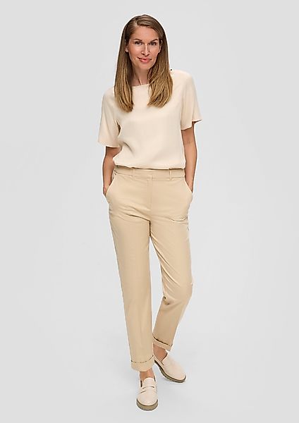 s.Oliver BLACK LABEL 7/8-Hose Tapered-Leg-Hose aus günstig online kaufen