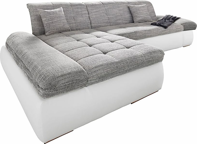 DOMO collection Ecksofa »PB Moric wahlweise mit Bettfunktion + Armteilverst günstig online kaufen