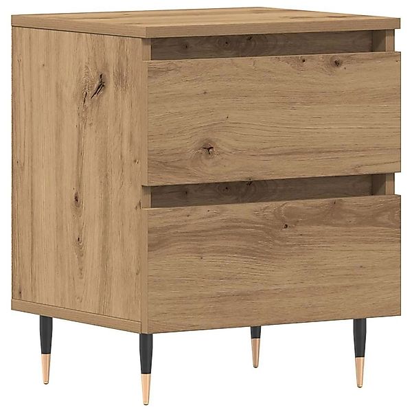 vidaXL Nachttisch Eiche Handwerklich 40 x 35 x 50 cm Holzwerkstoff 863464 günstig online kaufen