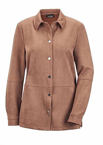 GOLDNER Jackenblazer "Velourslederhemd" Ohne günstig online kaufen