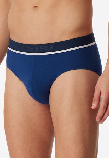 Schiesser Rioslip "95/5" 3er-Pack, mit sportlichem Webgummibund mit kontras günstig online kaufen